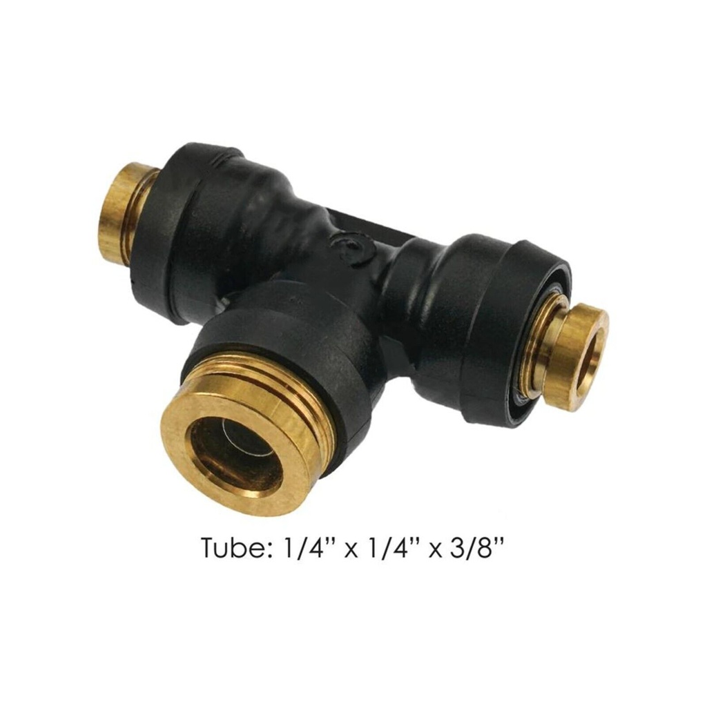 [DR-YM17-XTQM] PLC Union Tee DOT 1/4 X 1/4 X 3/8in 177.12C64446 G386018040406 G38-6018-040406