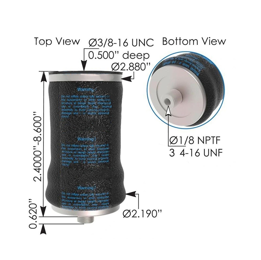 Air Spring Seat ABSZ70-7002 2123403 W023587002 8872520 W02-358-7002 7002