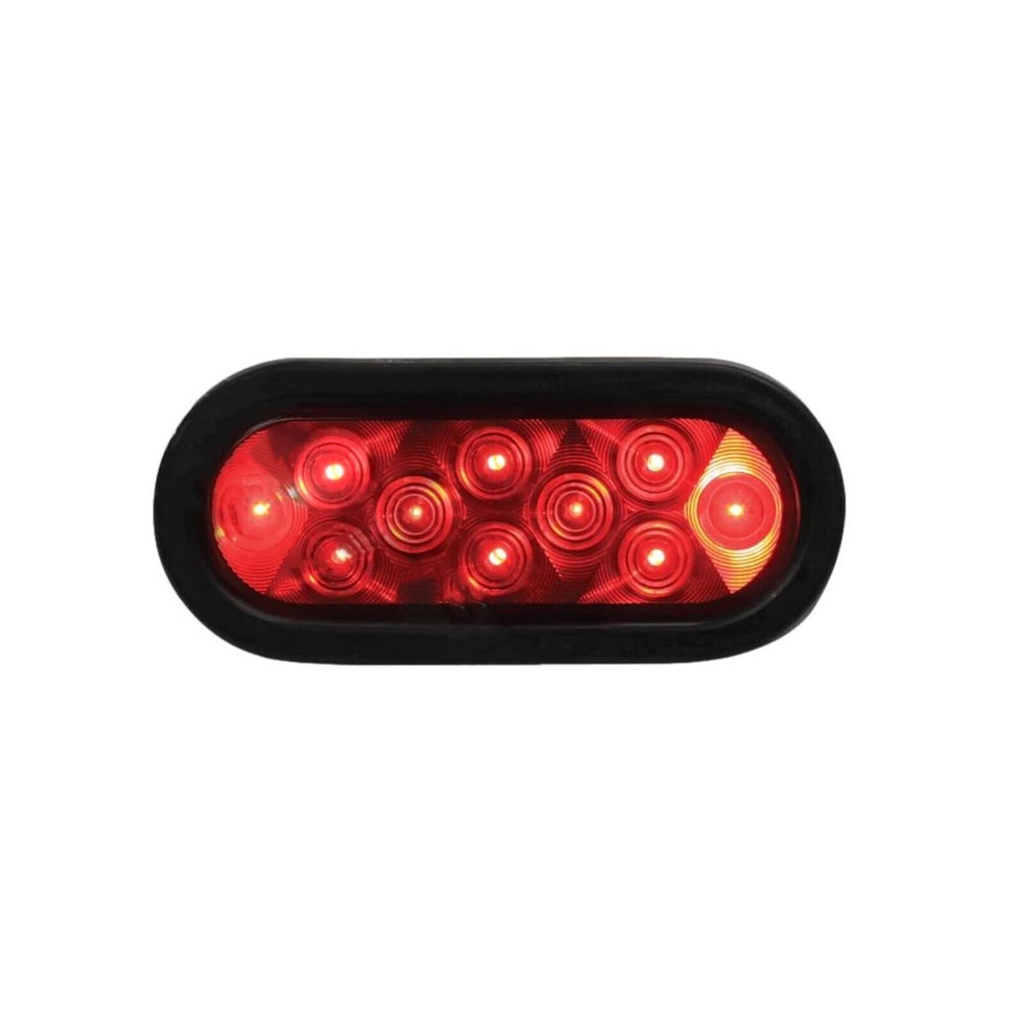 S/T/T Light Kit LED 6in Oval Red 571.LD66R10-K 60050R