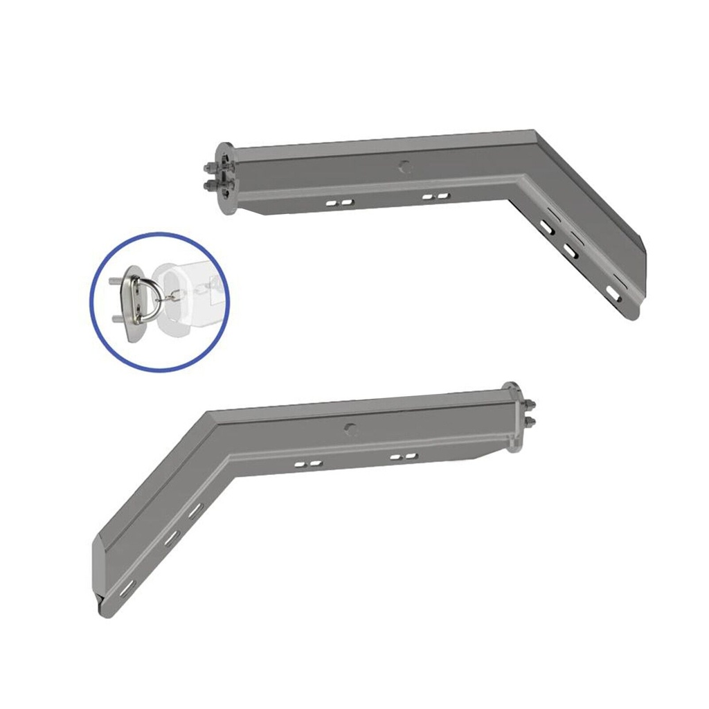 Mud Flap Hanger Kit Spring Loaded 562.468SS201FS B673025NTSK 10652