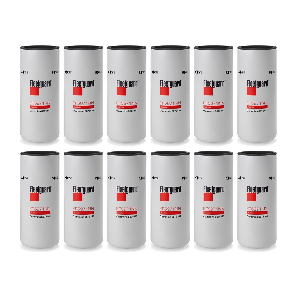 Fleetguard Fuel, Spin-On FF5971NN 5575143 Cummins Engine X15 14.9L (Pack of 12)