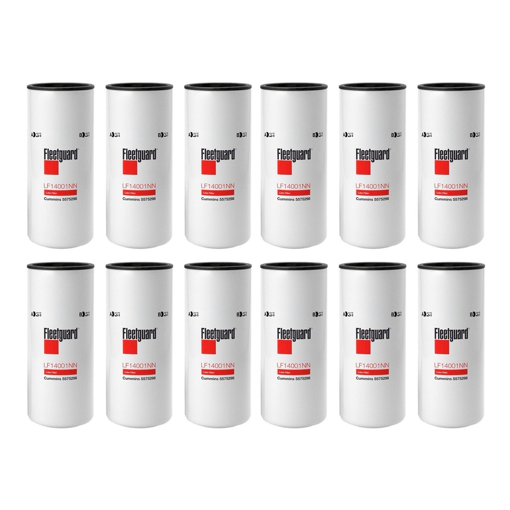 Fleetguard Lube, Spin-On LF14001NN Upgrade Of LF9080 LF14000NN (Pack of 12)