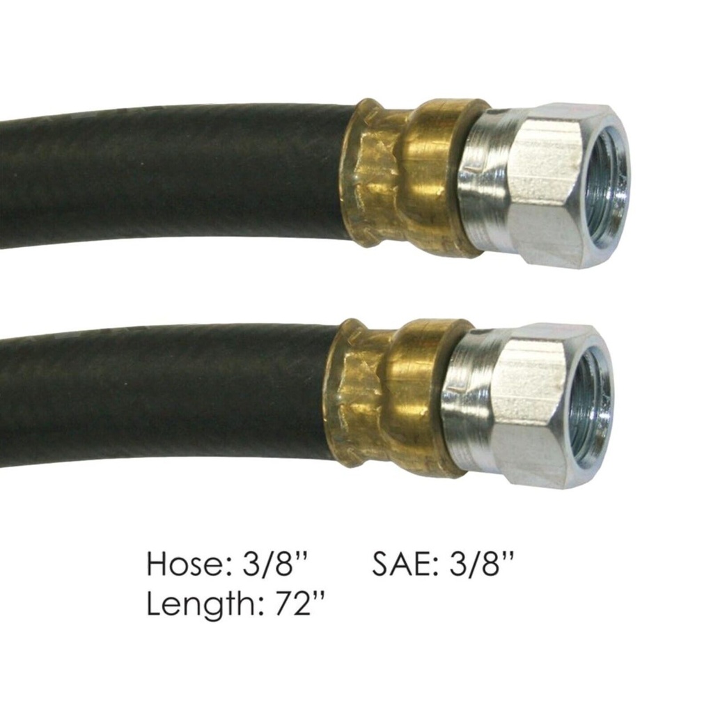 Air Hose Assy 3/8in 3/8in SAE Swl-72in L 177.7472 16145SW72 666600-72