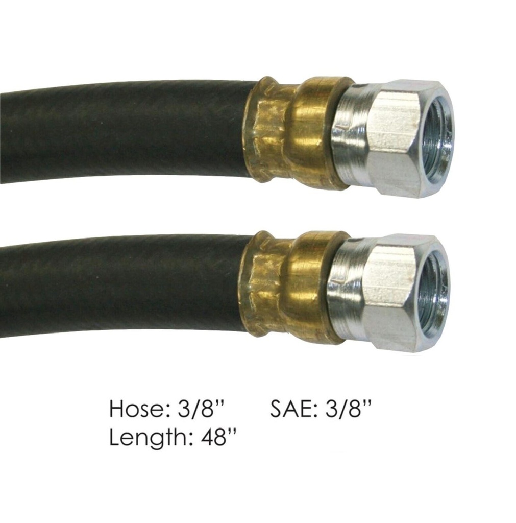 Air Hose Assy 3/8in 3/8in SAE Swl-48in L 177.7448 16145SW48 666600-48