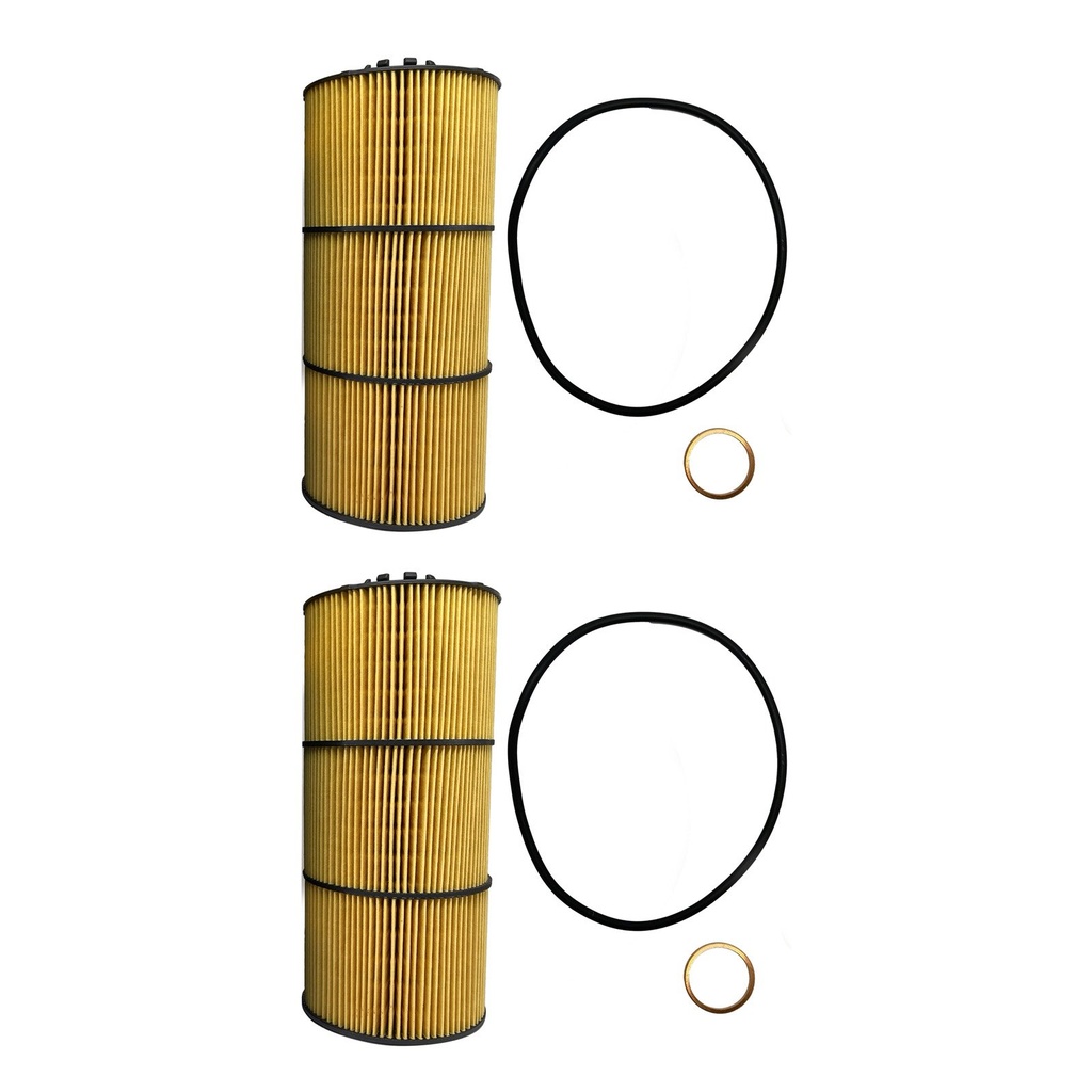 X2 DETROIT OIL FILTER ELEMENT E510H07D254 A4731800409 P7505 LF17511 A4731800109