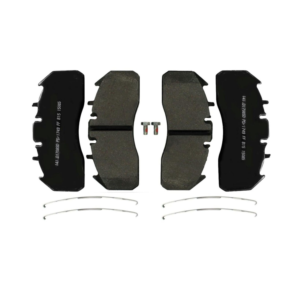 Air Disc Brake Pads Severe Duty 141.D1708SD 8931-D1708 MPBD1708HD 20568711