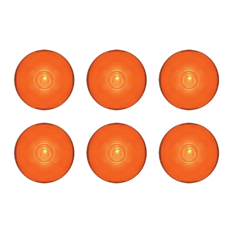 Marker Light 2-1/2in Amber 571.LG10A 45813 (Pack of 6)
