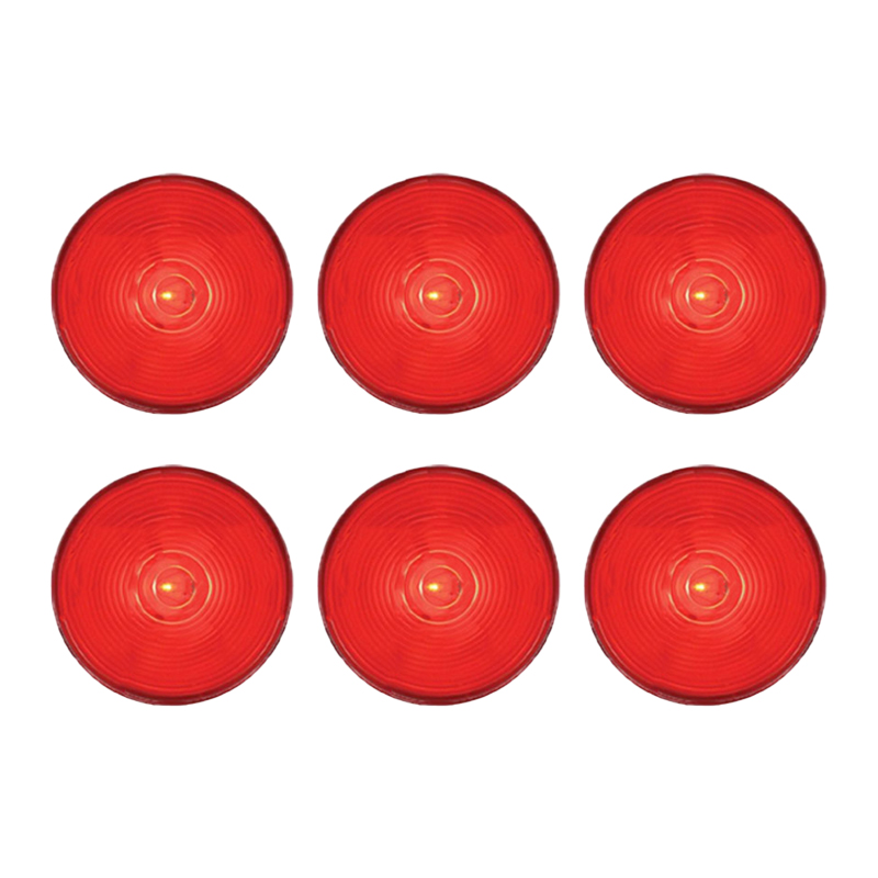 Marker Light 2-1/2in Red 571.LG10R 45812 (Pack of 6)