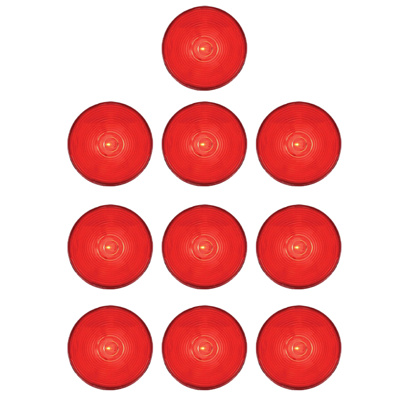 Marker Light 2-1/2in Red 571.LG10R 45812 (Pack of 10)