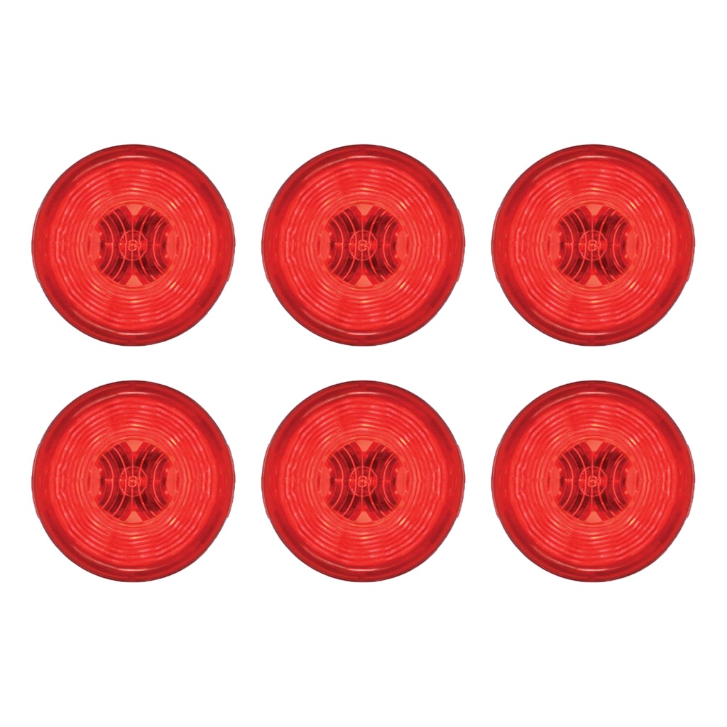 Marker Light 2in Red 571.LG30R 45822 (Pack of 6)