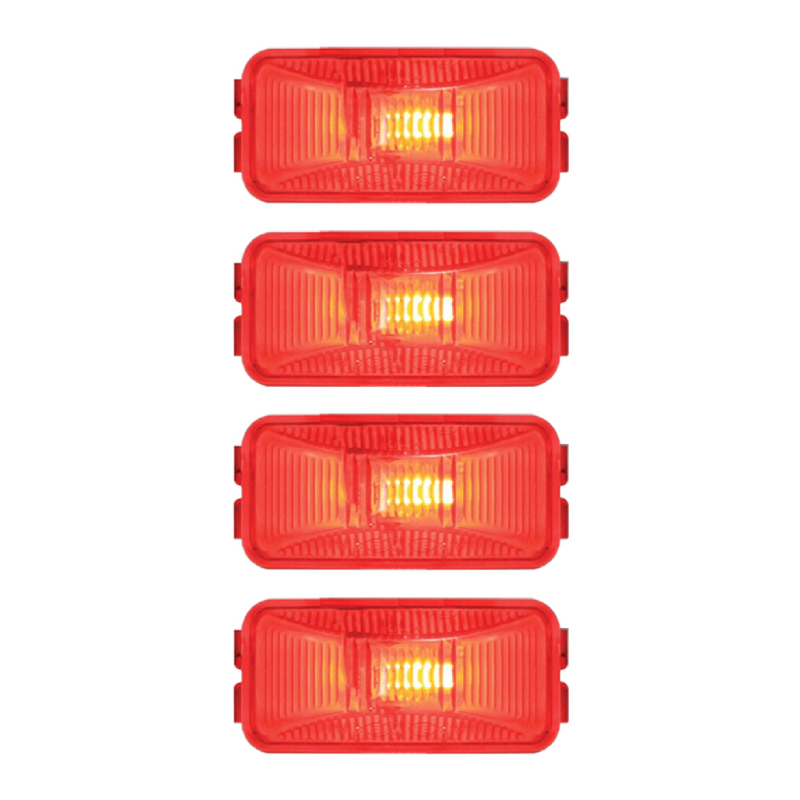 Marker Light 1-1/4in X 2-1/2in Red 571.LG15R 46412 (Pack of 4)