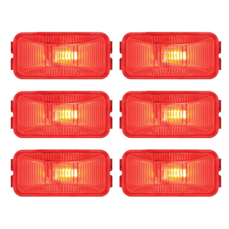 Marker Light 1-1/4in X 2-1/2in Red 571.LG15R 46412 (Pack of 6)