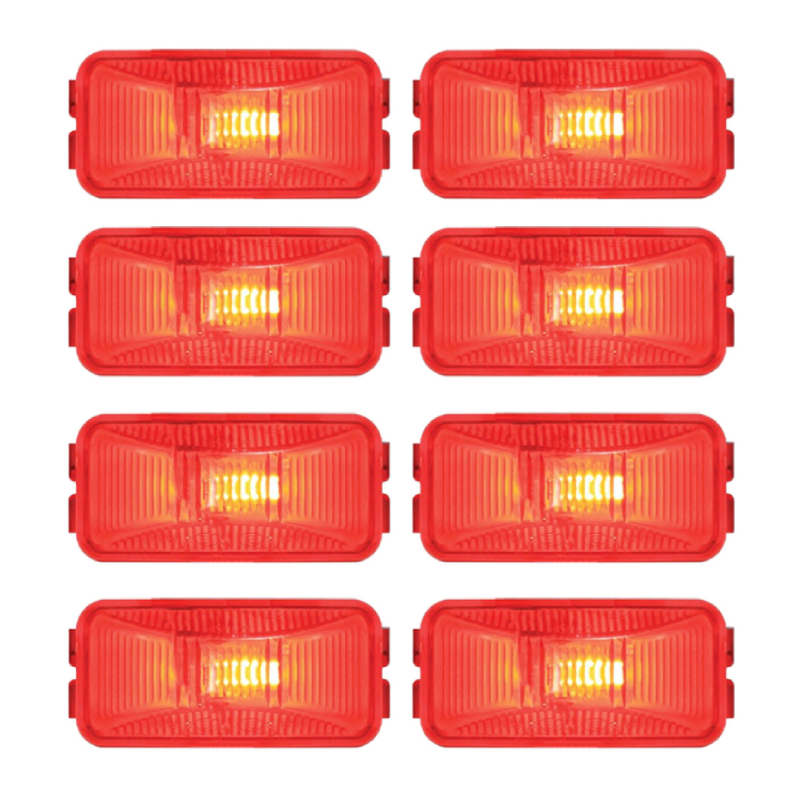 Marker Light 1-1/4in X 2-1/2in Red 571.LG15R 46412 (Pack of 8)