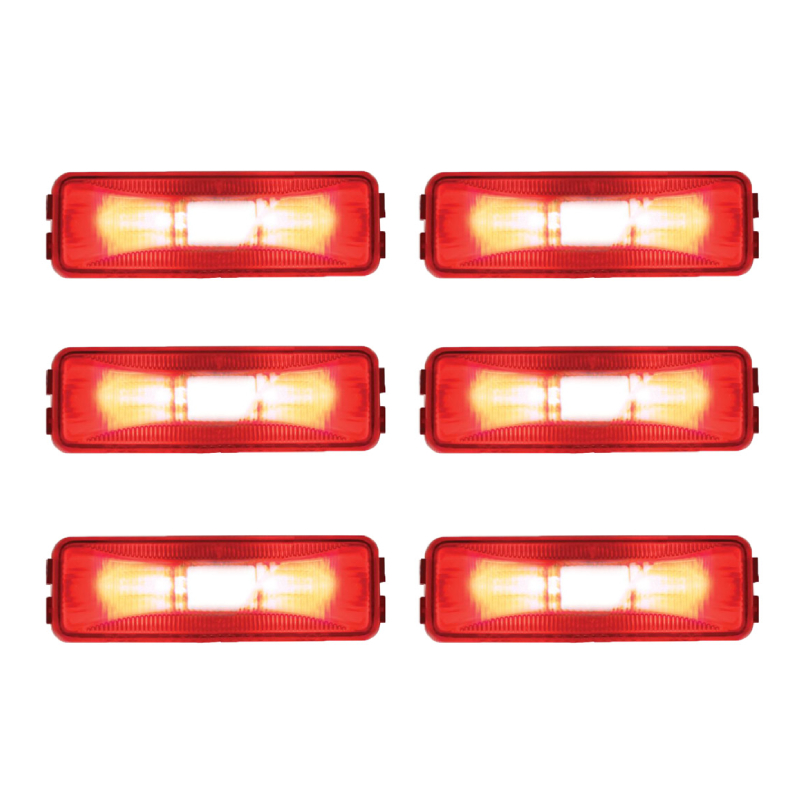 Marker Light 1-1/4in X 4in Red 571.LG19R 46742 (Pack of 6)