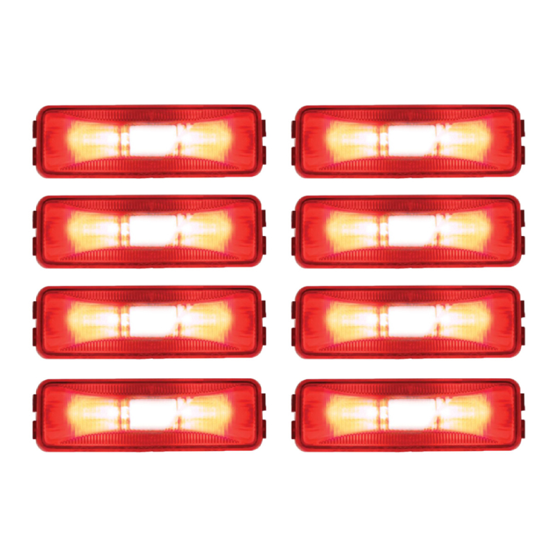 Marker Light 1-1/4in X 4in Red 571.LG19R 46742 (Pack of 8)