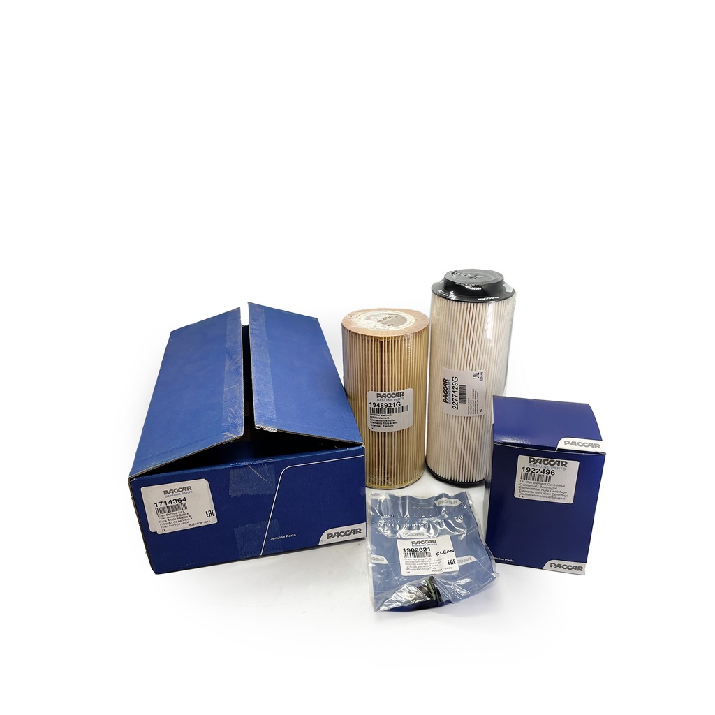 OEM PACCAR FILTER SERVICE KIT MX-13 EPA13 OIL, FUEL, ELEMENT & PLUG 1714364