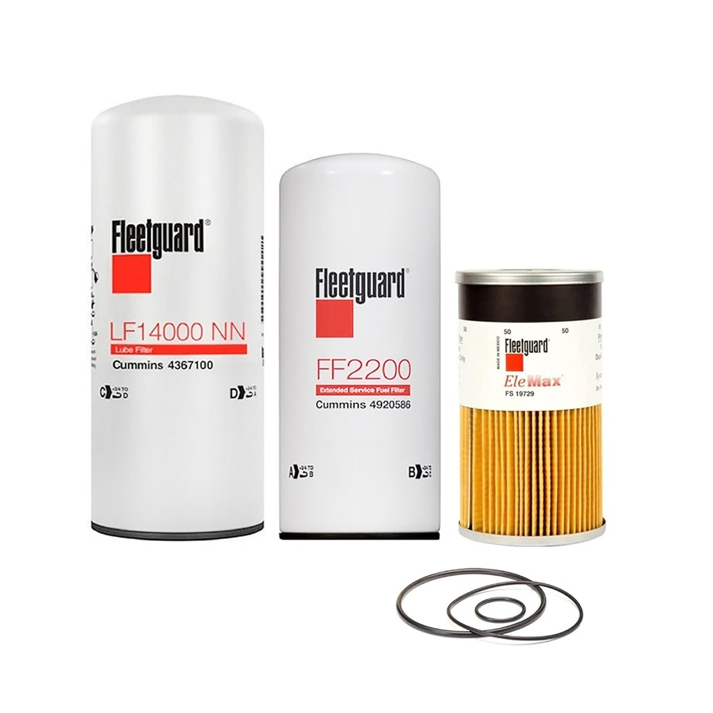 CUMMINS OIL CHANGE LF14000, FF2200, FS19729