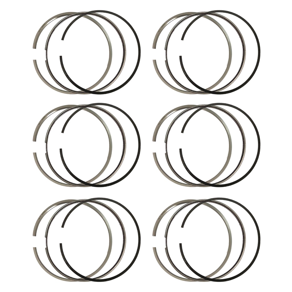OEM Cummins PISTON RING SET ISX 5405717CUM 5405717 3680725 4089406 (Pack of 6)