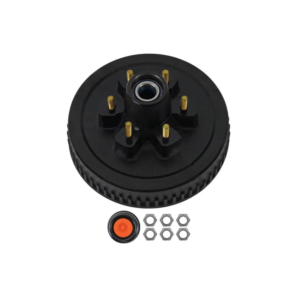 Pre Greased Hub Drum LMT Dexter 12 x 2.000in 6K 150.42656UC3PG, AKHD-655-6-EZ-K