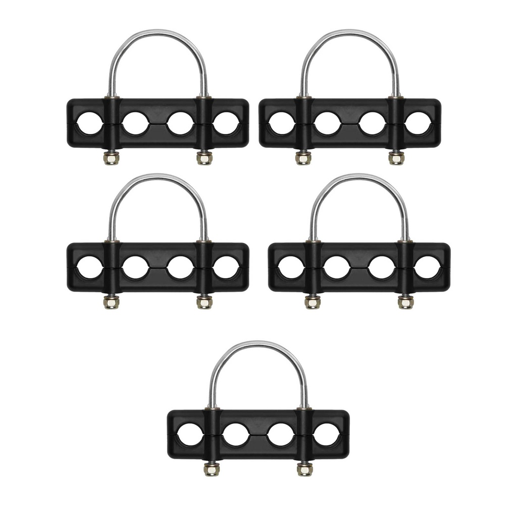 Hose Clamp Separator 4 Hole 177.6019, 94-0007, HS6666-U, 81-0139 (Pack of 5)