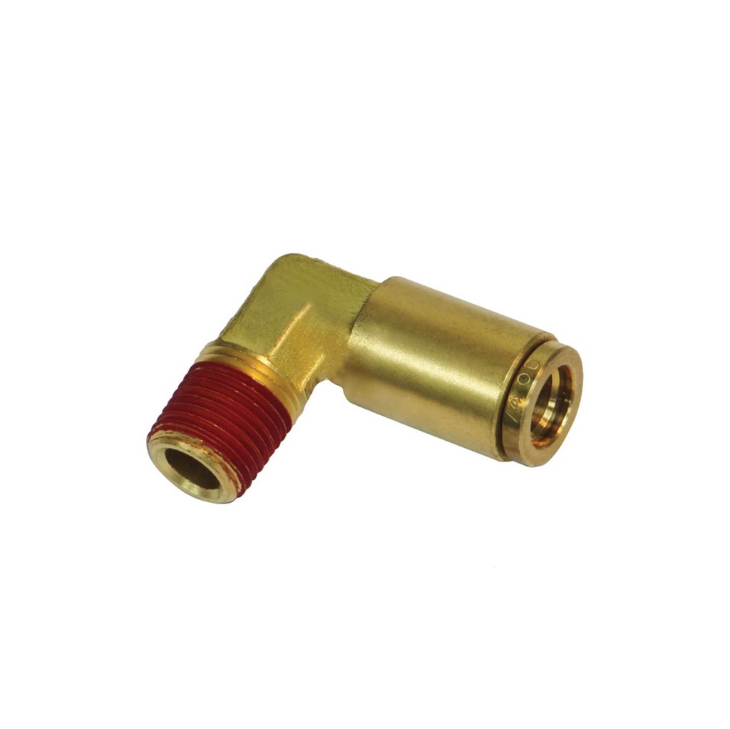 Brass PLC Male Elbow 1/4 X 1/8in 177.13B154A, 1869X4, 169PMTNS42, PL13154A