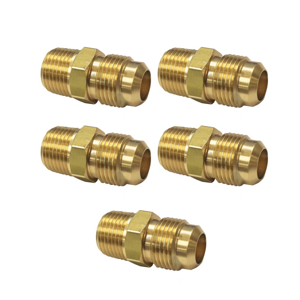 Male Connector 5/8in SAE X 1/2in Pipe 177.84810D, 48X10, 48F108 (Pack of 5)