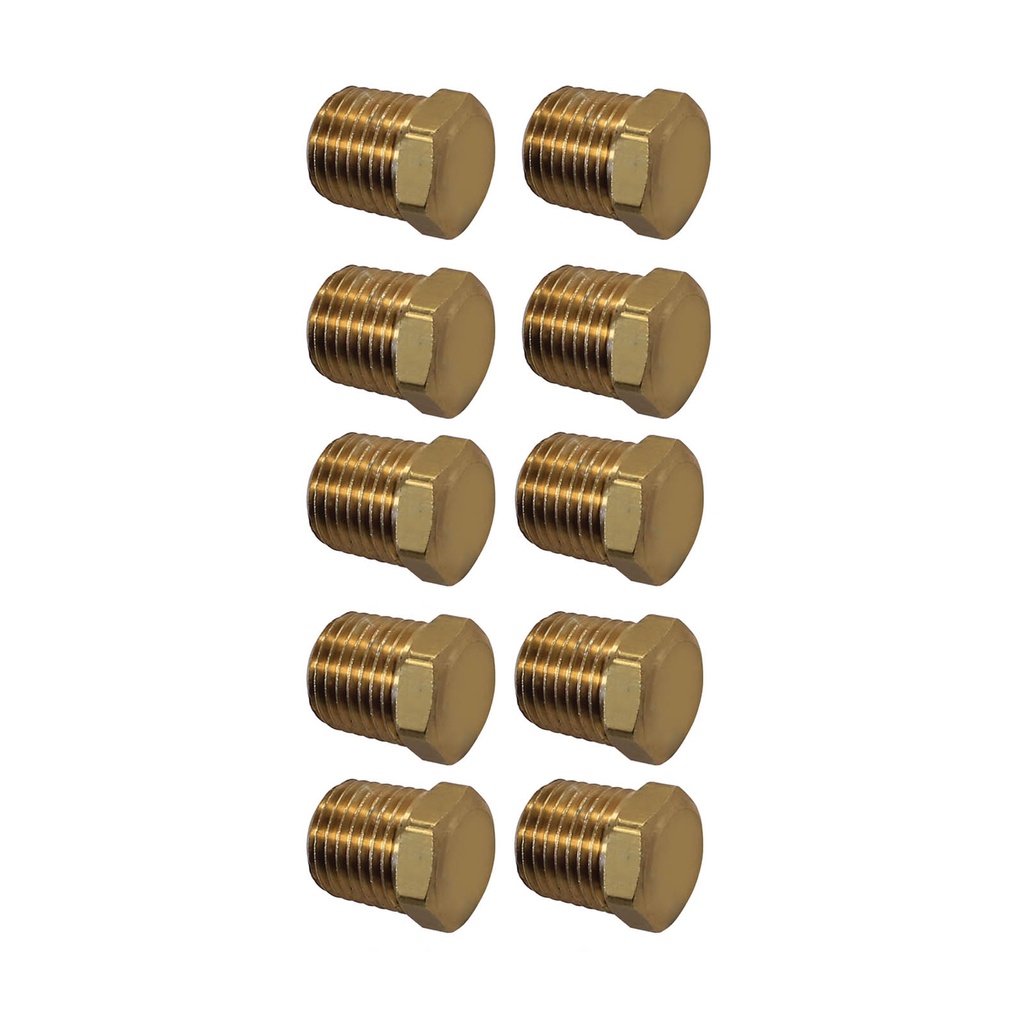 Hex Plug 1/4NPT Ridewell 177.9121B, 3152X4, 218P4, 121B, 017053 (Pack of 10)