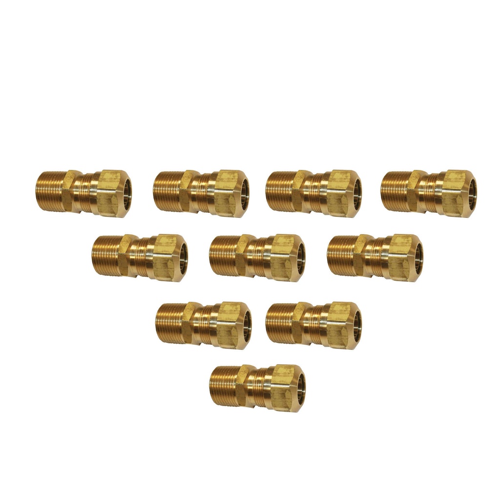 Male Connector DOT 3/4IN x 3/4NPT 177.146812E, 1468X12X12 (Pack of 10)