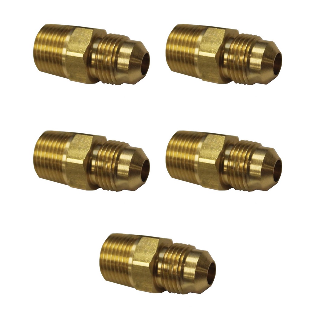 Male Connector 3/8in SAE X 3/8in Pipe 177.8486C 48X6X6, 48F66, 486C (Pack of 5)