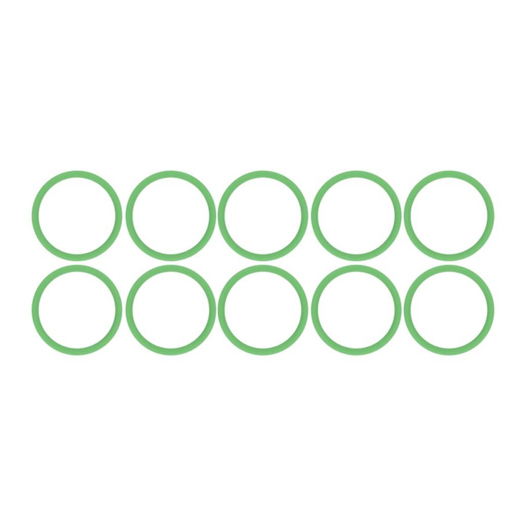 [YD-ABC9-N44P] AC O-Ring No 10 HNBR Green 10pk 830.52210G-10, 0015, 16-4210, 1530487, 801203