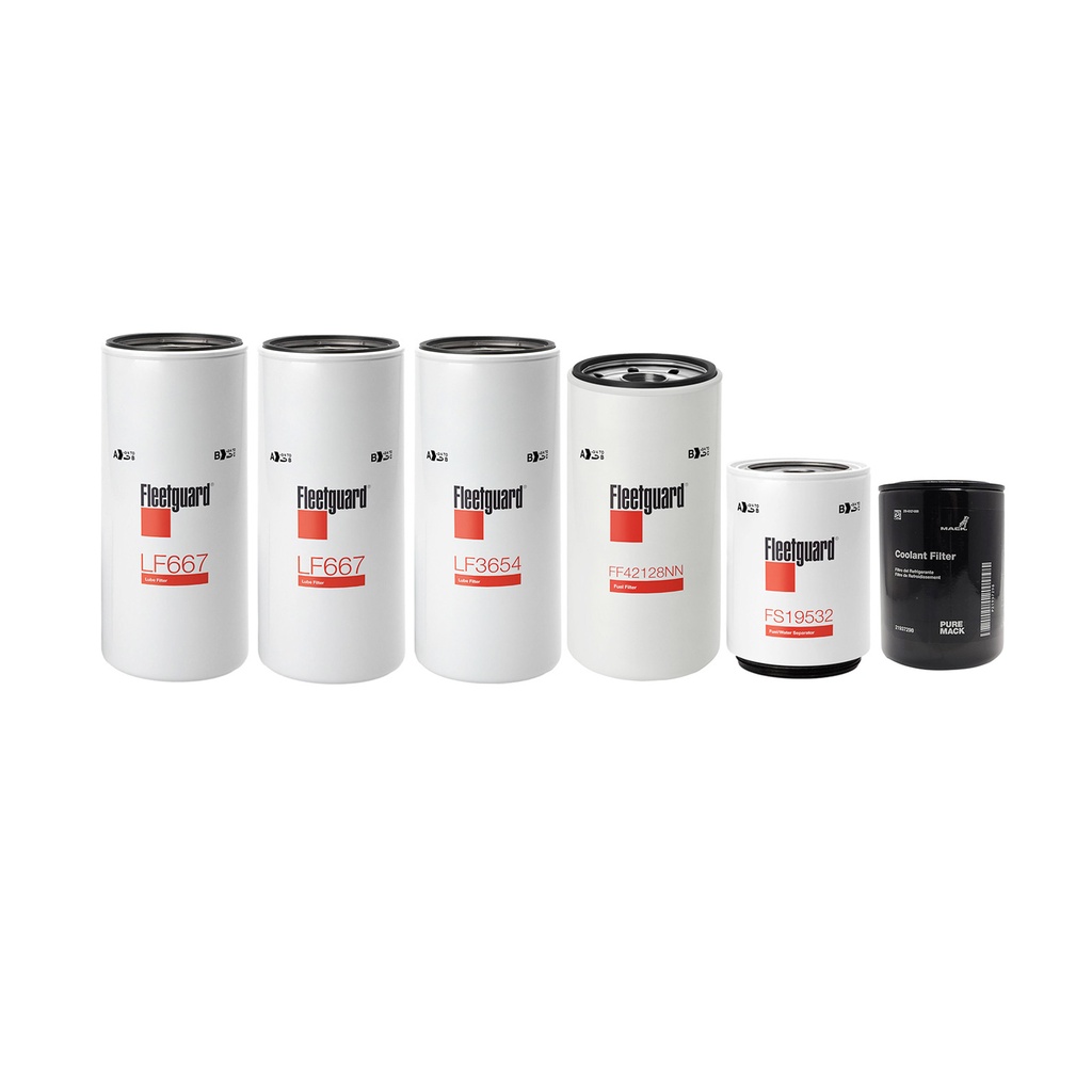 VOLVO OIL CHANGE KIT LF667, LF3654, FF42128, FS19532, 21937298
