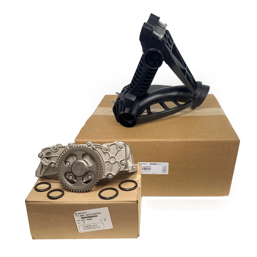 OEM DETROIT OIL PUMP ASS EA4721805601+OIL SUCTION MODULE A4731803951+Oring