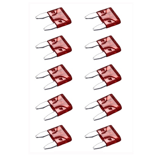 Mini Blade Fuse 10 Amp 577.AMF10, ATM10, MIN10 (Pack of 10)