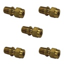 Male Connector-DOT 5/32IN x 1/16NPT 177.1468251, 68TF5321, 1368251 (Pack of 5)