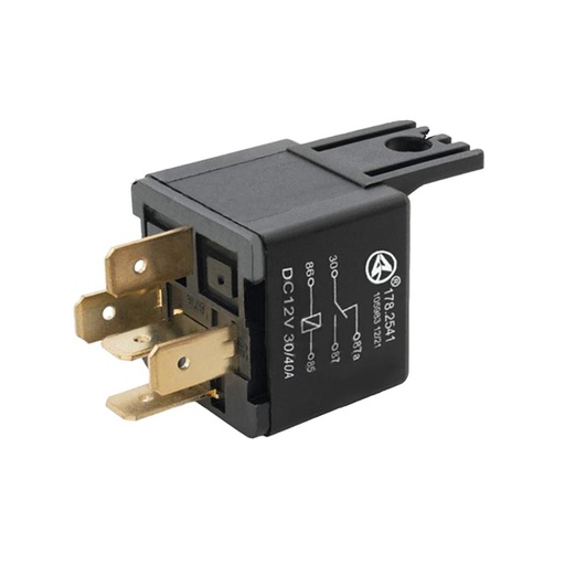 Relay Mini - 5 Pin 12V 40/30A SPDT 178.2541, 1250, 841076, 0332204125