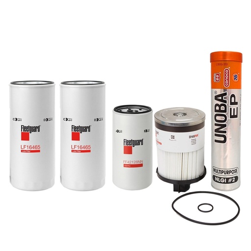 VOLVO OIL CHANGE KIT LF16465, FF42128, FS20385, FREE GREASE