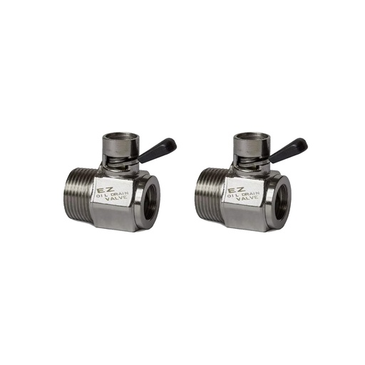 EZ-200 (NPT 1-12) Thread Size Oil Drain Valve, Caterpillar 3406,3408 (Pack of 2)