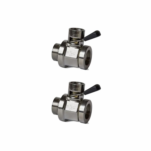 EZ-208 (7/8"- 18UNF) EZ Oil Drain Valve (Pack of 2)