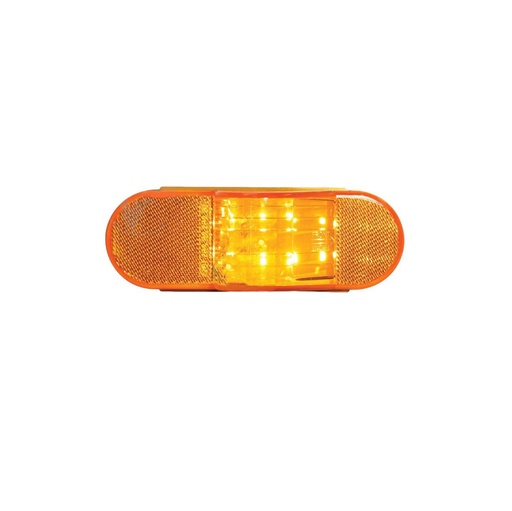Turn Signal 6in Oval Midship LED Amber 571.LD601A8 351A, STL75AB, 38857, 79997