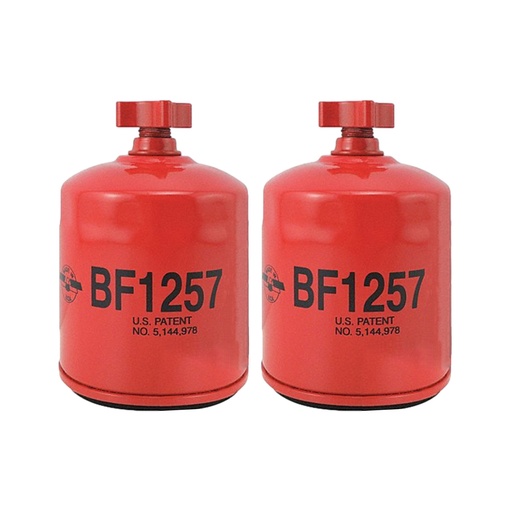 Fuel Water Separator Filter Baldwin BF1257 ( Pack of 2 )