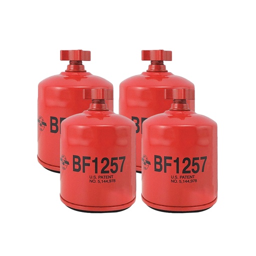 Fuel Water Separator Filter Baldwin BF1257 (Pack of 4)