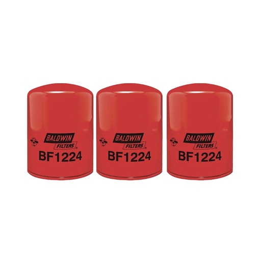 Fuel Water Separator Filter Baldwin BF1224 (Pack of 3)