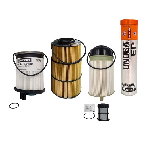 Genuine DETROIT OIL CHANGE KIT A0000905051, A4731800909, A4700903151 FREE GREASE