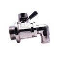 EZ-211(27mm-2.0) EZ Oil Drain Valve with removable L-Shape Hose End(L-002) Combo