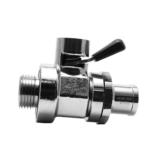 [R7-OUQJ-29OW] EZ-2 (18mm-1.5) Oil Drain Valve with removable Straight Hose End(H-002) Combo