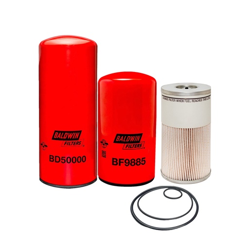 [ER-LB6I-W1GB] CUMMINS OIL CHANGE KIT,BD50000, BF9885, PF7895