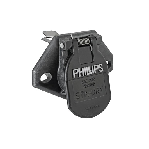 QCS&reg, Socket 7 Pin w/Bullet STA-DRY PHI16-726, 16726, 16-726