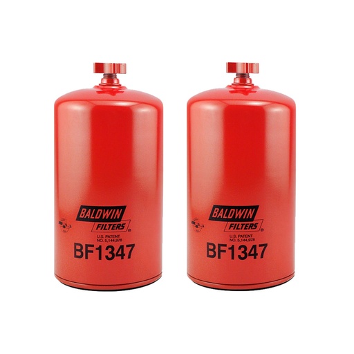 Fuel Water Separator Filter Baldwin BF1347 (Pack of 2)