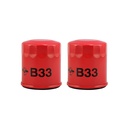 Engine Oil Filter Baldwin B33 (Pack of 2)