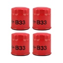 Engine Oil Filter Baldwin B33 (Pack of 4)